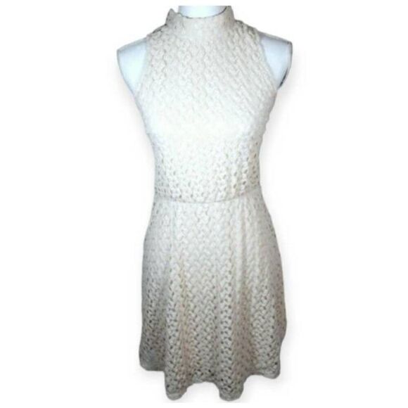 XHILARATION CREAM CROCHET DRESS SZ.XL EUC. - Picture 1 of 7
